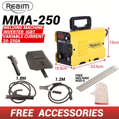 REAIM MMA 200 250 300 375 400 450 MIG Welding Machine Inverter Arc MMA