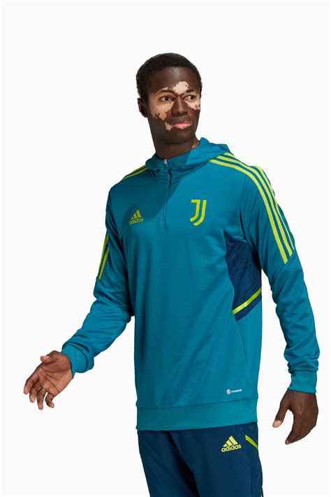 Bluza Z Kapturem Adidas Juventus FC 22 23 Track Top Niebieski Buty