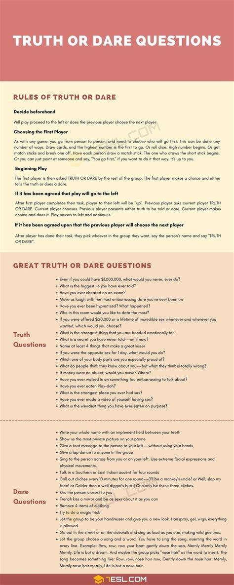 Playing Truth Or Dare Over The Phone Truth Or Dare Faq