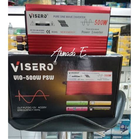 Jual Power Inverter V Watt Sinus Murni Visero Vio W Psw Pure