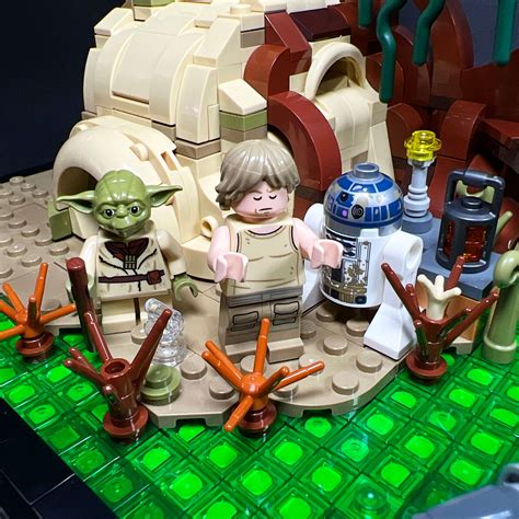 Test Du Set Lego Star Wars 75330 Diorama De Lentrainement Jedi Sur Dagobah