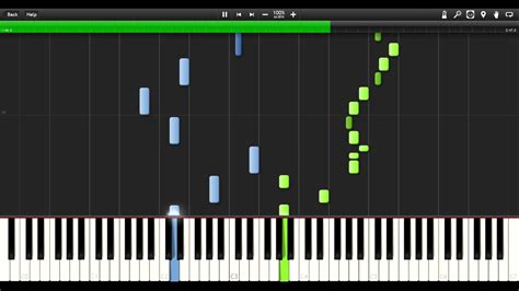 Rivers Flows In You Yiruma [piano Synthesia] Youtube