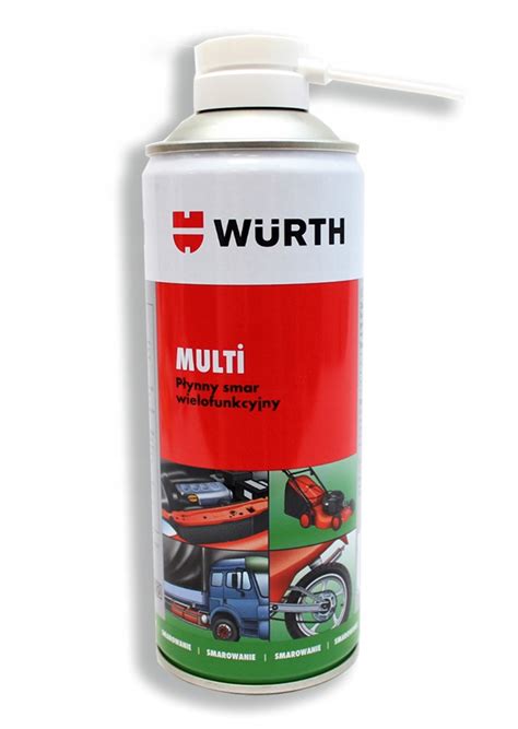 Wurth Multi P Ynny Smar Wielofunkcyjny Olej Odrdzewiacz Spray Ml