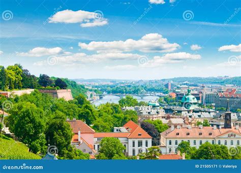 View of Prague city stock image. Image of culture, exterior - 21505171