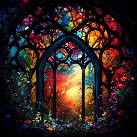 Artstation Fantasy Stained Glass V14 Artworks