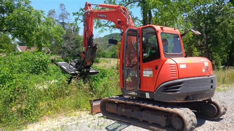 Mini Excavator Brush Cutter Attachment | Blue Diamond