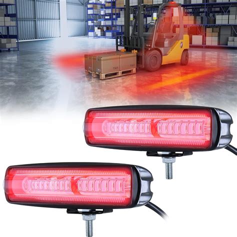 New 15 Led Forklift Safety Lights Red 30w Dc 12 80v Nepal Ubuy