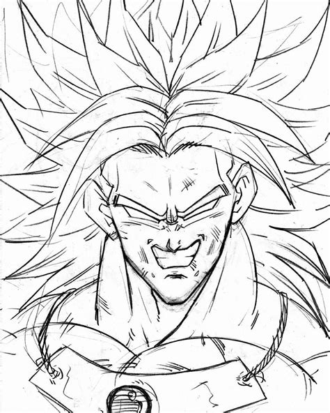 Imagenes De Dragon Ball Z Para Dibujar Broly Fogueira Molhada