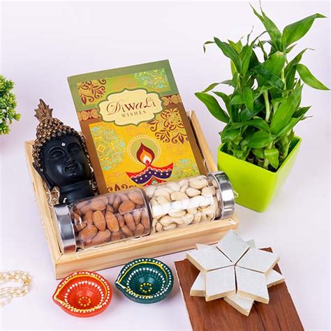 Send Dry Fruits With Kaju Katli Diwali Corporate Gift Hamper Online