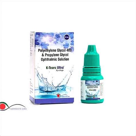 Polythylene Glycol Propylene Glycol Ophthalmic Solution Eye Drop Age Group Suitable For All