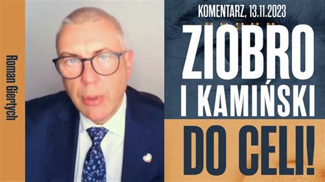 Roman Giertych Ziobro i Kamiński do celi 13 11 2023 YouTube