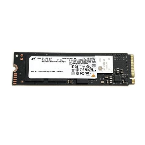 Buy Micron Ssd 512gb 2210 Nvme Pcie Gen3 X4 Mtfdhba512qfd