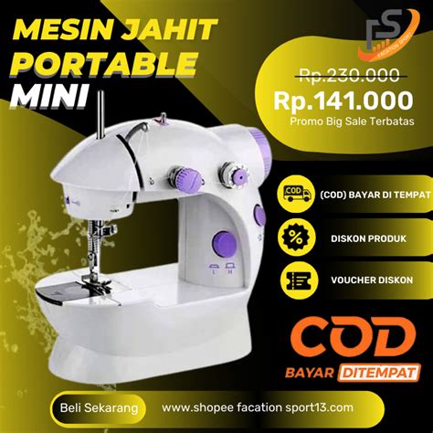 Jual Mesin Jahit Mini Portable Mesin Jahit Serbaguna Alat Jahit