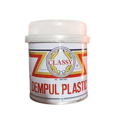 Dempul Plastik Classy 200gr Untuk Media Besi Atau Plastik Body