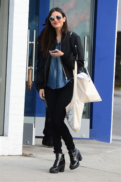 Victoria Justice - Photoshoot at Rebecca Minkoff Store on Melrose in