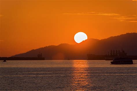 English Bay Sunset Photograph by Ross G Strachan - Fine Art America