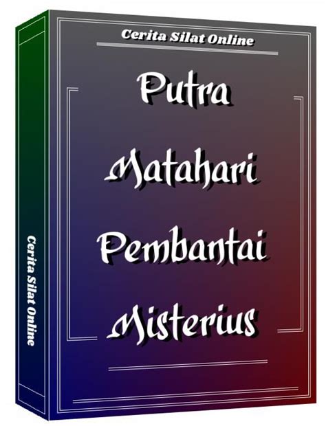 Putra Matahari Pembantai Misterius Putra Matahari Villa Siluman Dewi