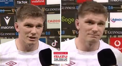 Tired Of Cliches Owen Farrells Post Match Interview Slammed After