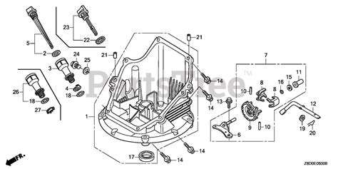 Honda GCV190 LA G5B A GJAAA Honda Engine Made In USA SN GJAAA