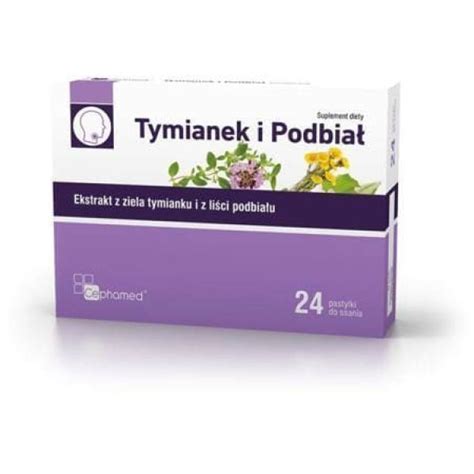 Cephamed Tymianek I Podbia Pastylki Do Ssania Szt Sklep Empik