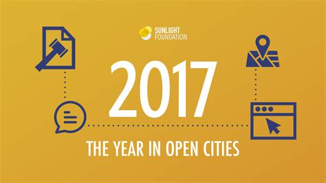 Open Data Policy Participation And Progress Sunlight Open Cities 2017 Year In Review