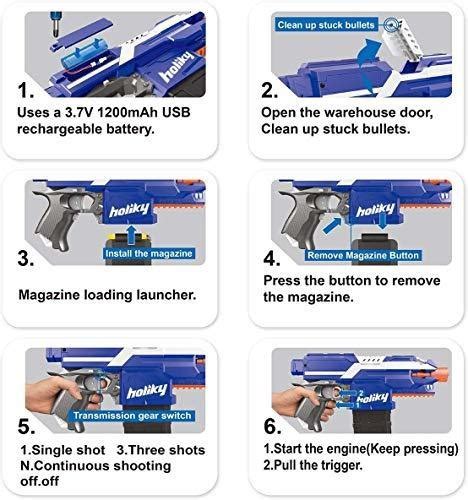 Holiky Diy Electric Automatic Toy Guns For Nerf Guns Bullets Cuotas