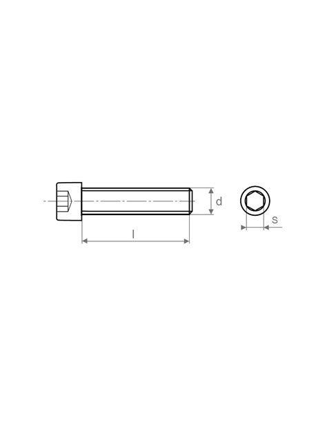 Tornillo Allen Din Nylon