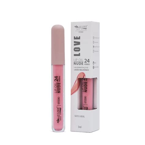 Lip Oil Nude 24h N 805 Max Love Bem Mulher Maquiagens Fornecedor De Maquiagem