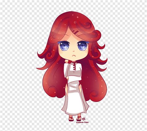 Chibi Rapunzel Princesa Dibujando Pelo Rojo Chibi Cg Ilustraciones