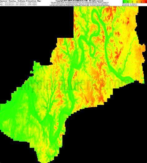 Free Spencer County, Indiana Topo Maps & Elevations