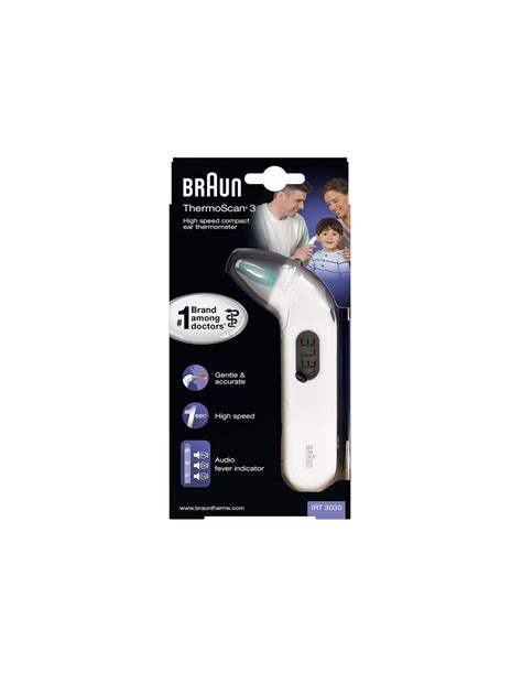 Braun Thermoscan 3 Irt 3030 Ear Thermometer Order Quickly And Cheaply At Stethoscoop Centrum