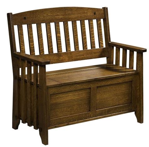 Mission Storage Bench From Dutchcrafters Amish Furniture