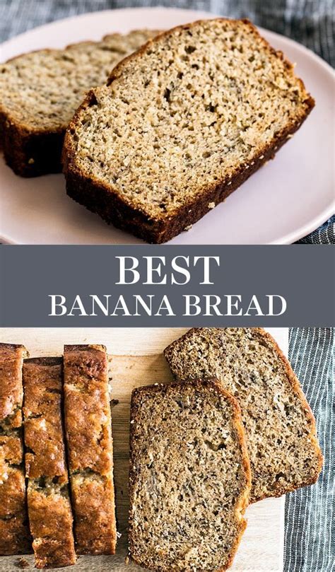 This Is The Best Ever Easy Banana Bread Recipe With A Super Moist And