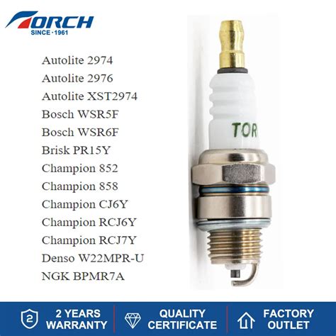 Torch Spark Plug L Rtc Alternative Candles Replacement For Off