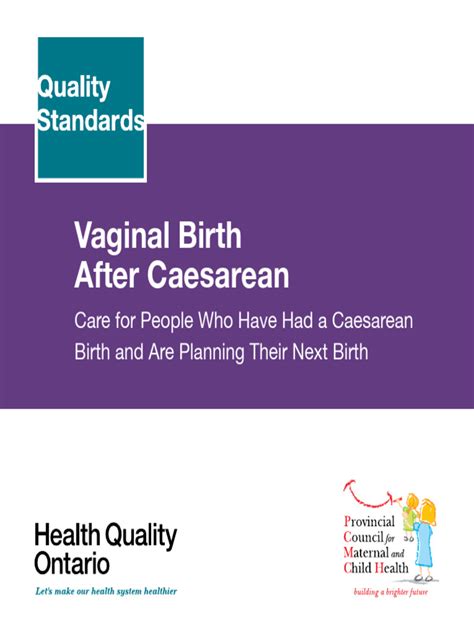 Vaginal Birth After Caesarean E Download Free Pdf Caesarean Section