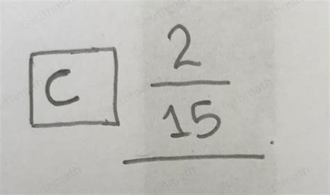 Solved De Un Grupo De Fichas Numeradas Del Al Cu L Algebra