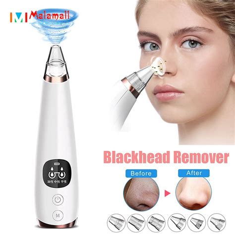 Malamall Electric Blackhead Vacuum Suction Acne Remover Face Pimple