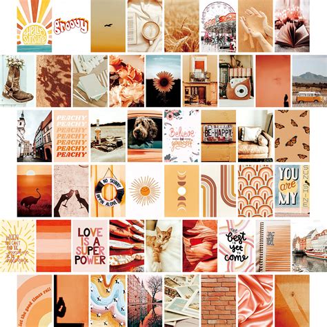 Buy Wall Collage Kit Aesthetic Pictures 50 Set 4x6 Inch Photo Collage