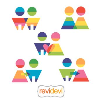 Lgbtq Clip Art Lesbian Gay Bisexual Transgender Queer Icons By Revidevi