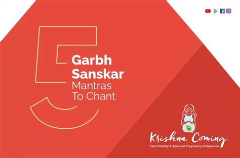 Ppt 5 Garbh Sanskar Mantras To Chant During Pregnancy Pdf Krishna