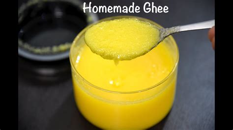 How To Make Ghee At Home Homemade Butter And Ghee Recipe How To