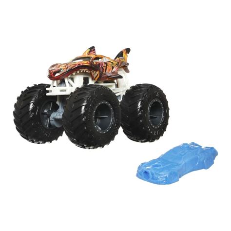 Hot Wheels Monster Trucks Tiger Shark Escala 1 64 Mattel Toymania Loja Toymania