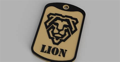 Keychain Lion By Rafutti Download Free Stl Model