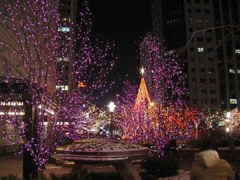 Christmas Lights On The Plaza Christmas Lights Christmas Photo Wall Art