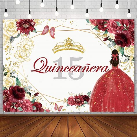 Buy Sendy X Ft Quinceanera Th Birthday Backdrop For Sweet Girl Mis