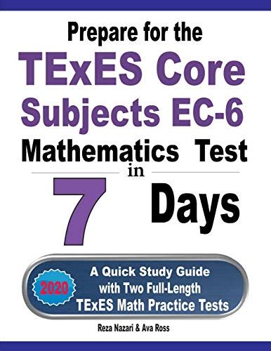 Prepare For The Texes Core Subjects Ec Mathematics