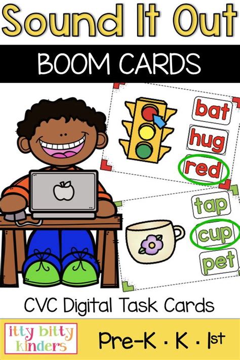 Sounding Out Cvc Words Boom Cards Reading Cvc Words Distance Learning