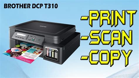 Review Dan Cara Penggunaan Printer Brother DCP T310 YouTube