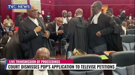 Court Dismisses Pdps Application To Televise Petitions Youtube