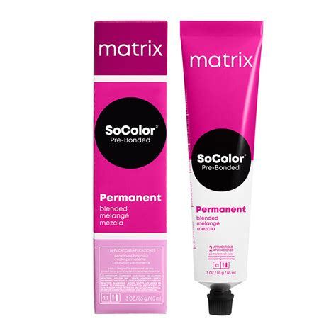 Matrix Socolor Blended Pre Bonded Permanent Hair Color 3 Oz Brighton